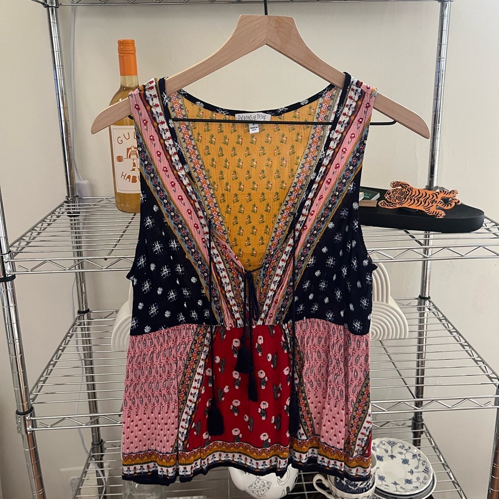 Patchwork Boho Cami